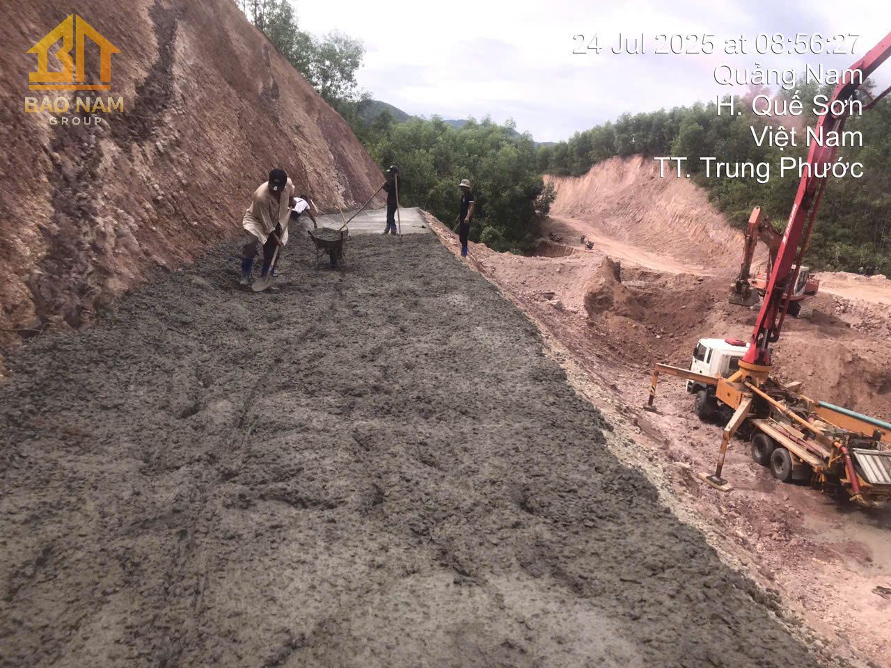 Thi công dự án Công trình cầu Ồ Ồ và đường nội thị phía Bắc thị trấn Tân An